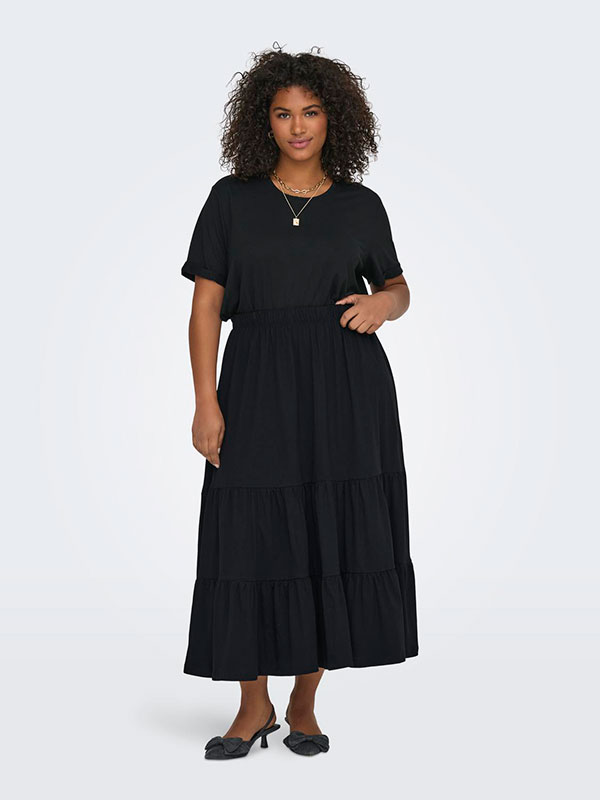 CARMAY - Plus Size Skirt fra Only Carmakoma