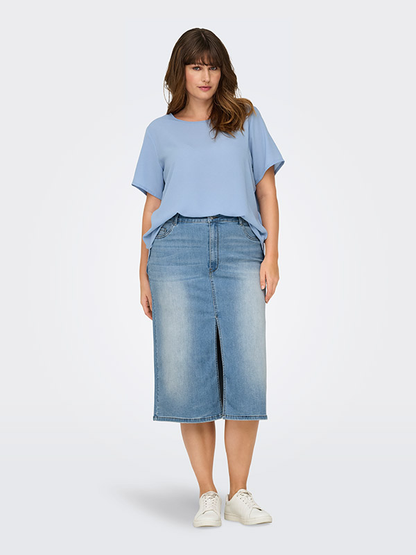 CARROSE - Plus Size Skirt fra Only Carmakoma