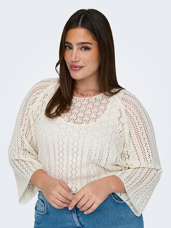 CARNOLA - Plus Size Blouse fra Only Carmakoma