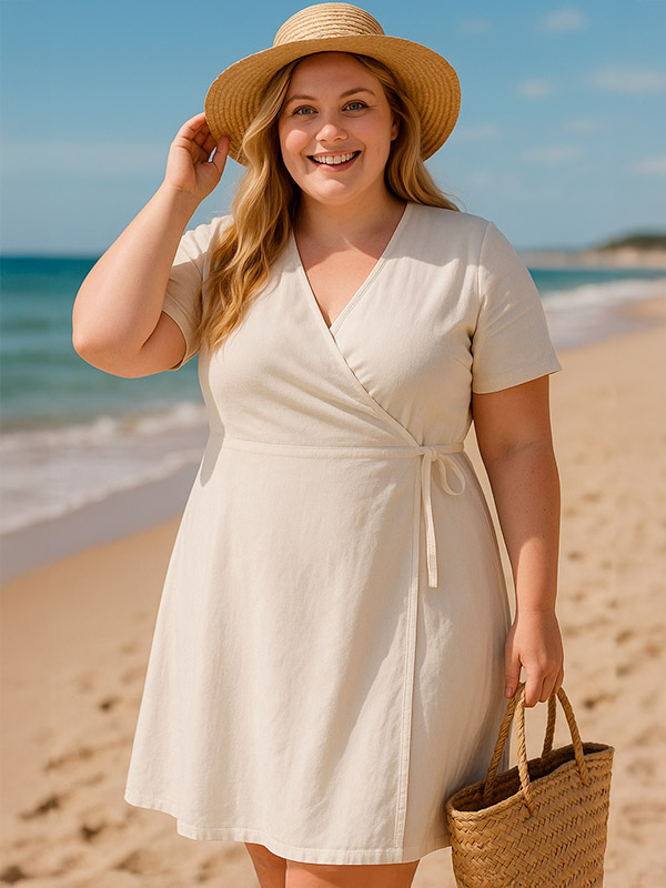 CARADDICTION-CARO - Plus Size Dress fra Only Carmakoma