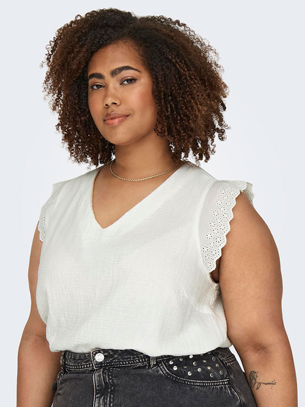 CARTHYRA - Plus Size Blouse fra Only Carmakoma