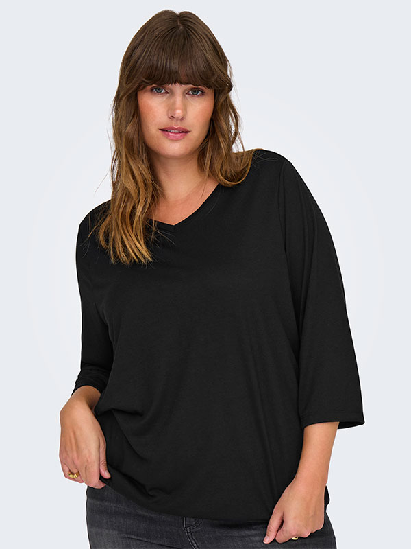 CARCARLINNE - Plus Size Blouse fra Only Carmakoma
