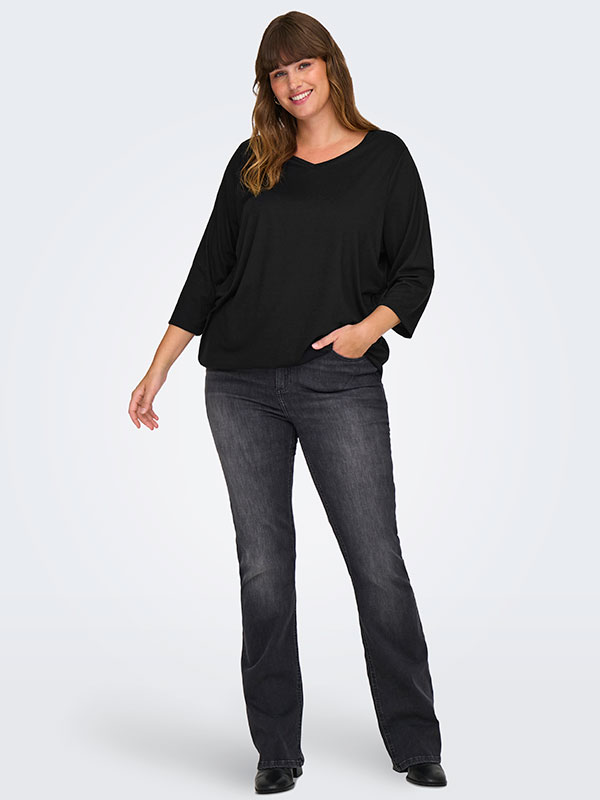 CARCARLINNE - Plus Size Blouse fra Only Carmakoma