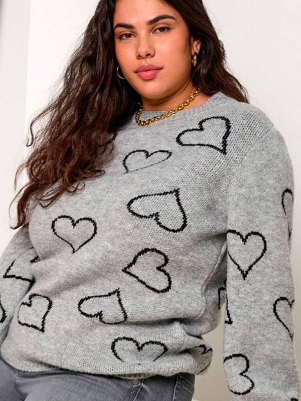 CARHAPPIE - Plus Size Sweater fra Only Carmakoma