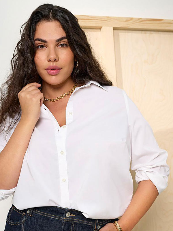 CARSTRETCHY - Plus Size Shirt fra Only Carmakoma