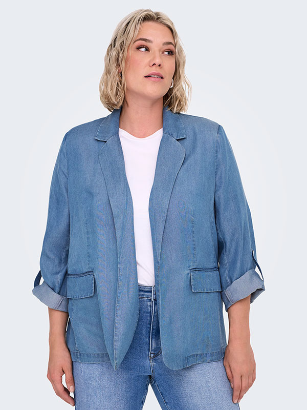 CARCHARIS - Plus Size Blazer fra Only Carmakoma