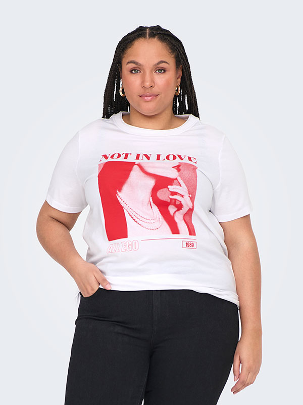 CARJULIETA - Plus Size T-shirt fra Only Carmakoma