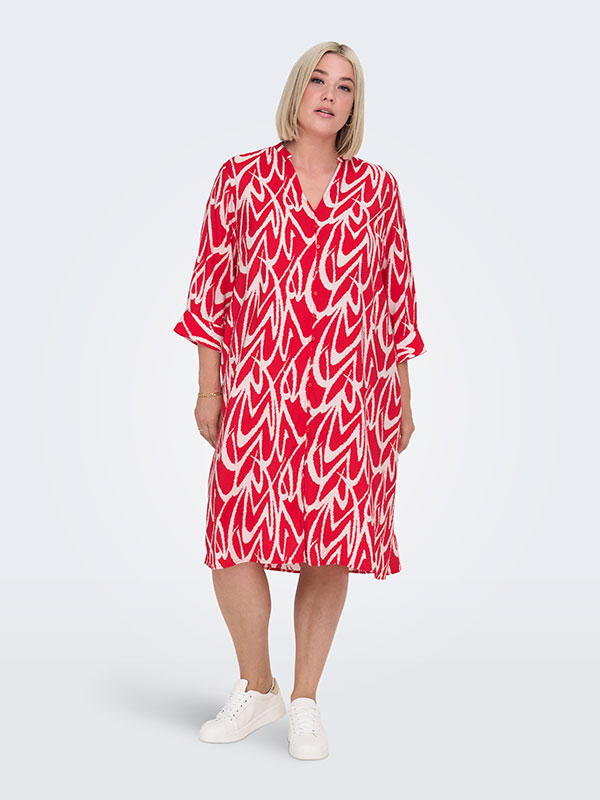 CAROLIVERA - Plus Size Dress fra Only Carmakoma