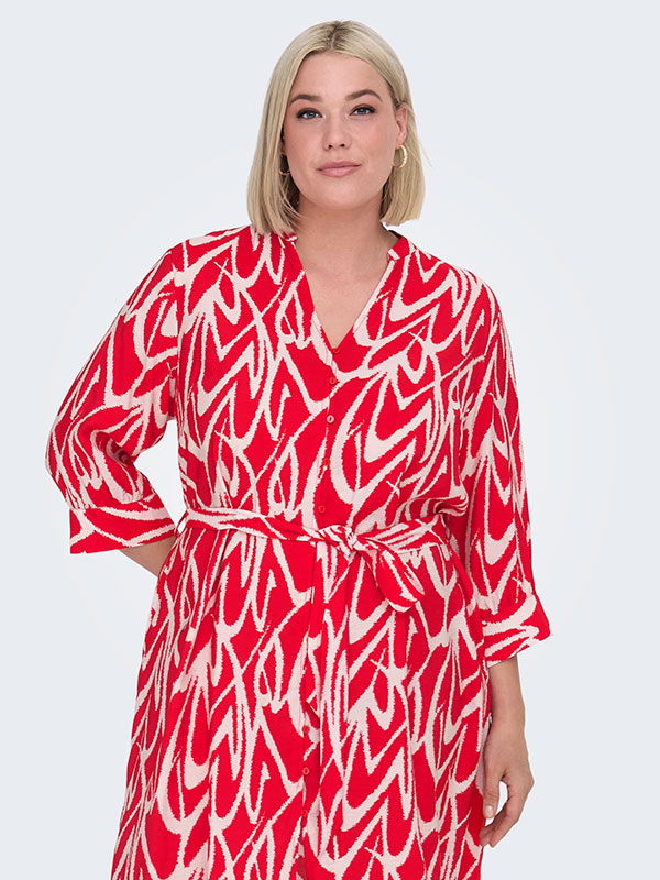 CAROLIVERA - Plus Size Dress fra Only Carmakoma