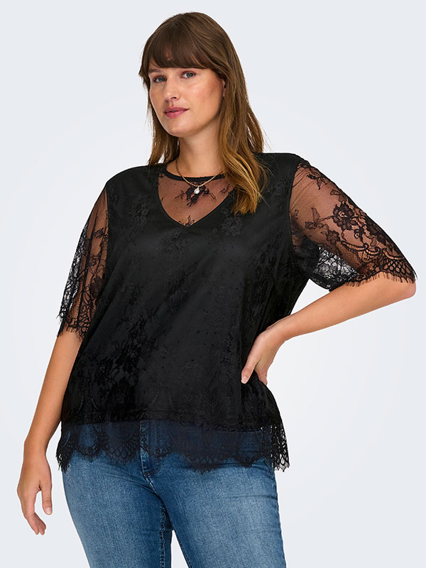 CAREVERLYN - Plus Size Blouse fra Only Carmakoma