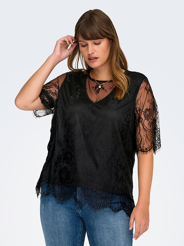 CAREVERLYN - Plus Size Blouse fra Only Carmakoma