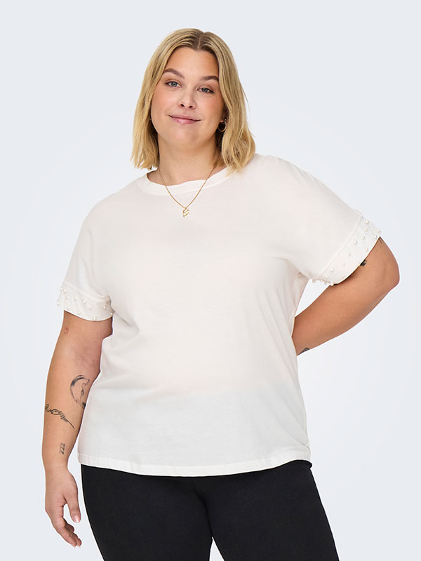 CAROLIVIA - Plus Size T-shirt fra Only Carmakoma