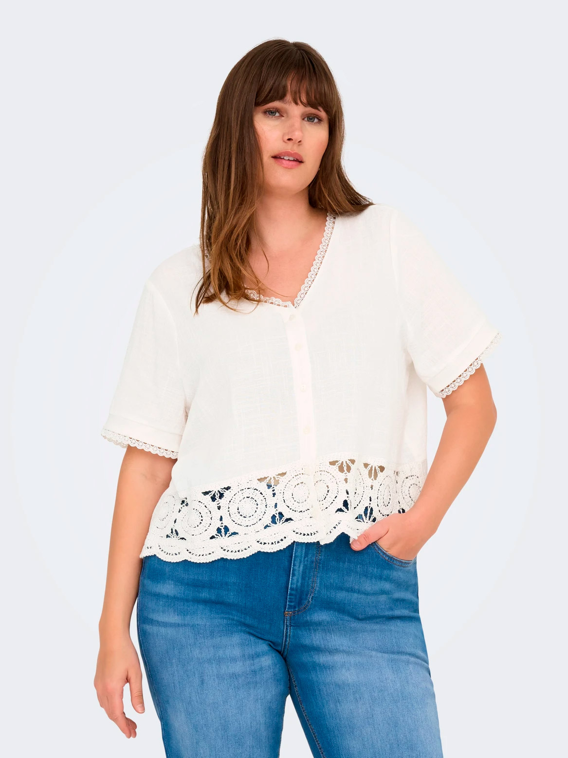 CARNADIA - Plus Size Blouse fra Only Carmakoma