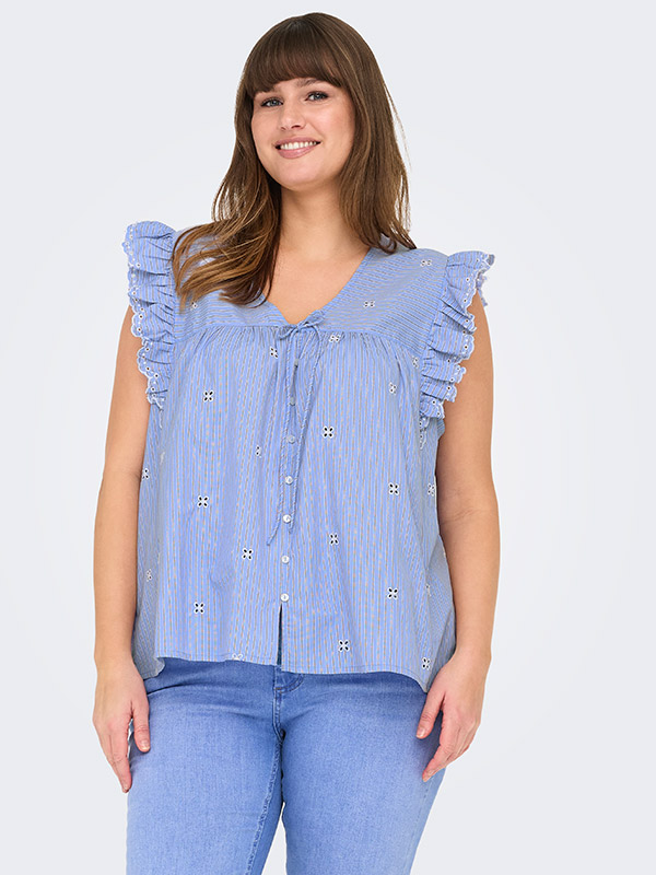 CARTESSA - Plus Size Blouse fra Only Carmakoma