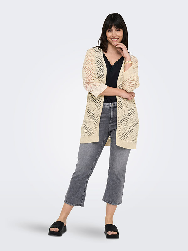 CARWISTY - Plus Size Cardigan fra Only Carmakoma