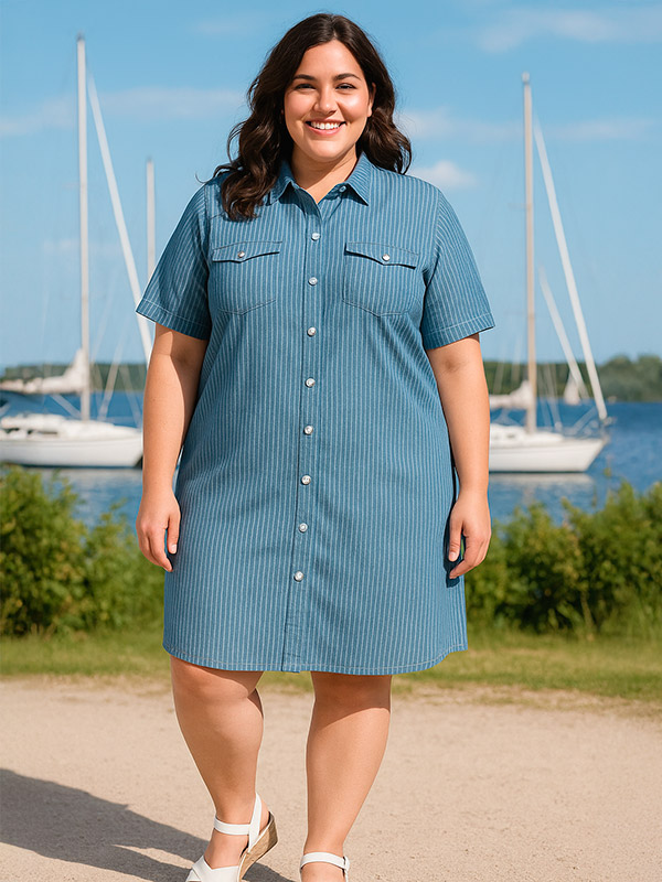 CARLOLAH - Plus Size Dress fra Only Carmakoma