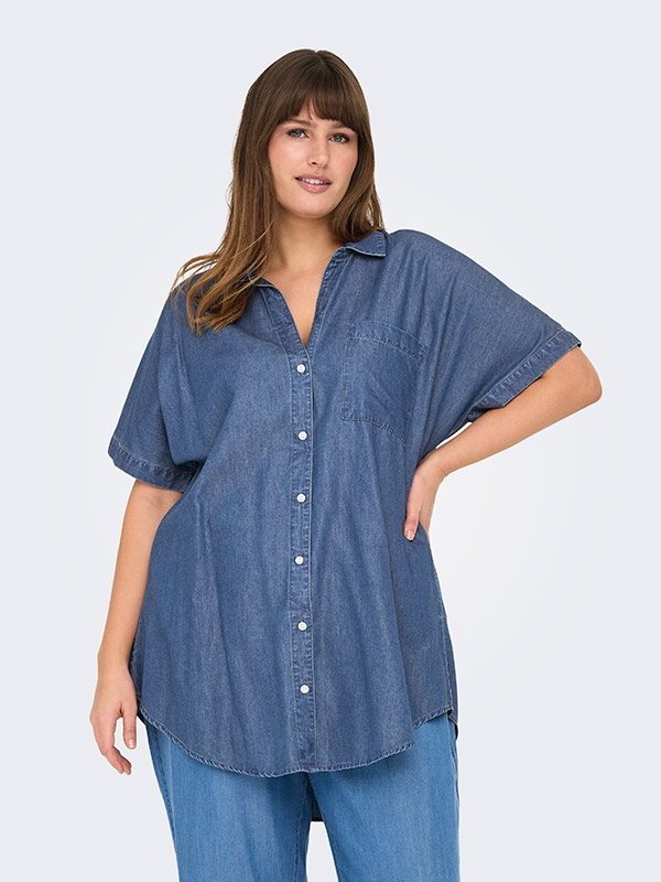 CARPENNA - Plus Size Shirt fra Only Carmakoma