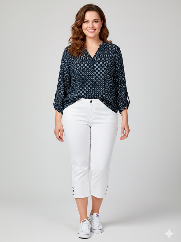 SALSA - Plus Size Pants fra Zhenzi