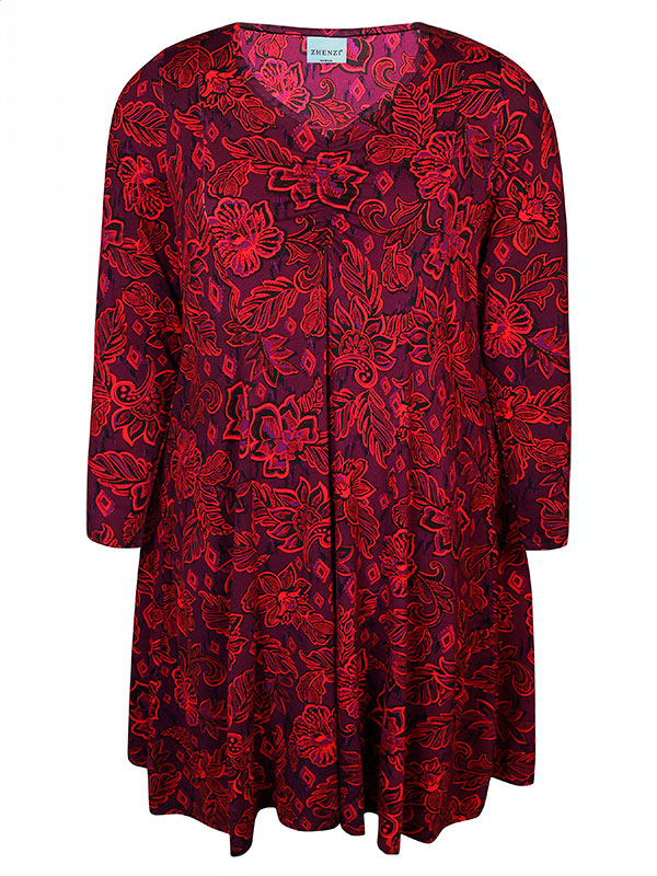 DELL - Plus Size Dress fra Zhenzi