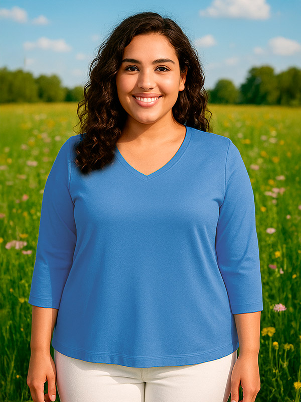 ALBERTA - Plus Size T-shirt fra Zhenzi