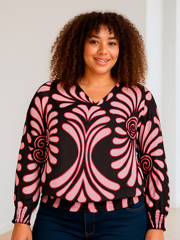 ENYA - Plus Size Blouse fra Zhenzi