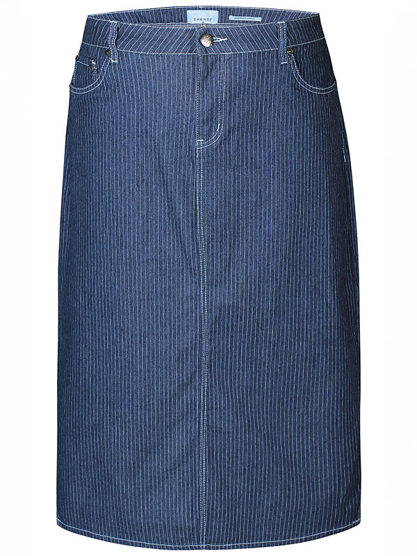 EXIE - Plus Size Skirt fra Zhenzi