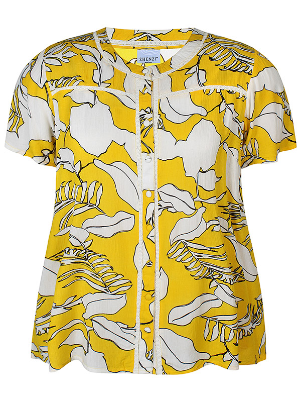 GWEN - Plus Size Blouse fra Zhenzi