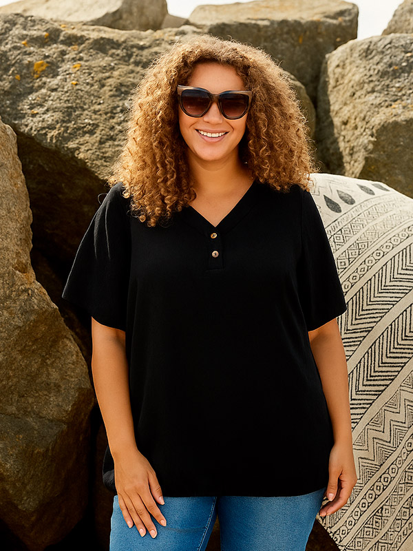 HEDY - Plus Size Blouse fra Zhenzi