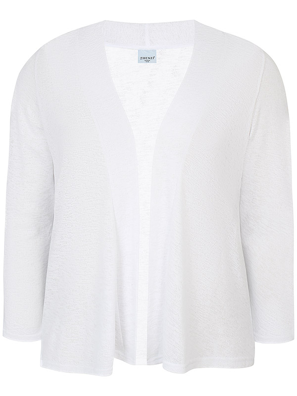 ZH-AGAR - Plus Size Cardigan fra Zhenzi