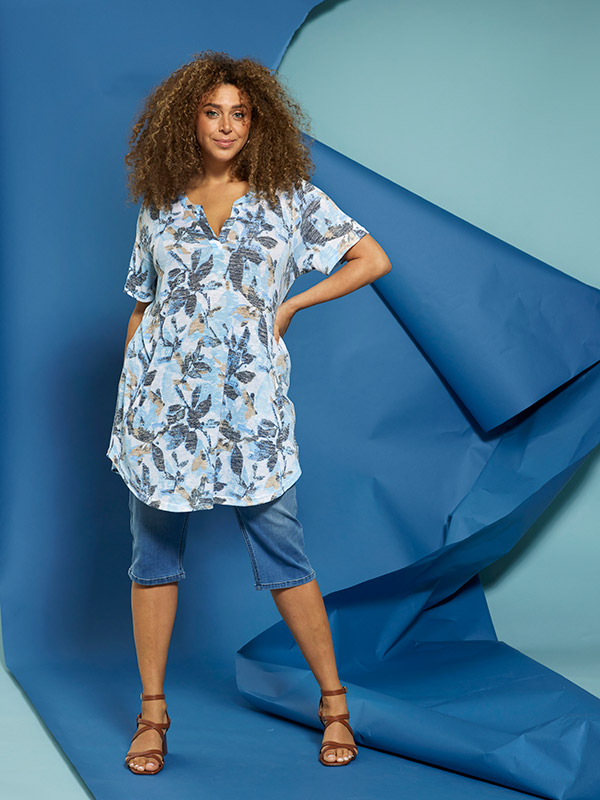 ZH-FAYA - Plus Size Tunic fra Zhenzi