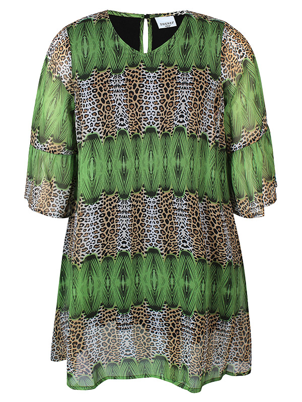 ZH-LILA - Plus Size Dress fra Zhenzi
