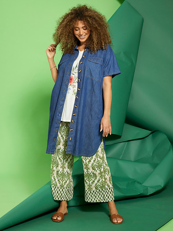 ZH-LUCY - Plus Size Pants fra Zhenzi