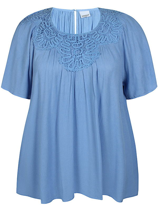 ZH-LUNA - Plus Size Blouse fra Zhenzi