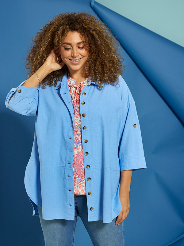 ZH-LYNE - Plus Size Blouse fra Zhenzi