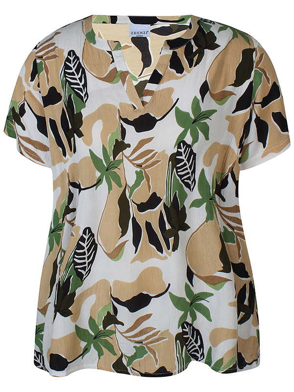 ZH-LYDA - Plus Size Blouse fra Zhenzi