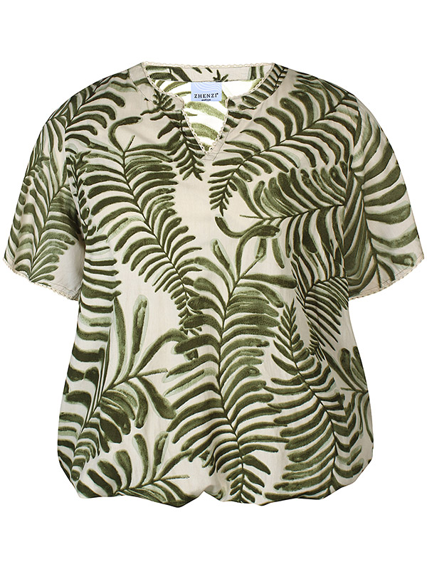 ZH-MACY - Plus Size Blouse fra Zhenzi