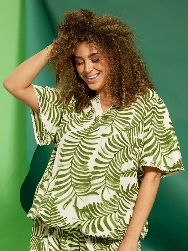 ZH-MACY - Plus Size Blouse fra Zhenzi