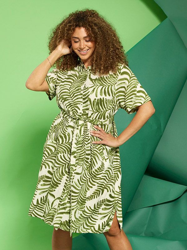 ZH-MACY - Plus Size Dress fra Zhenzi