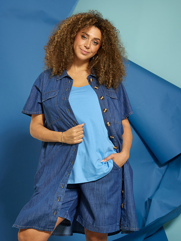 ZH-MIAH - Plus Size Dress fra Zhenzi