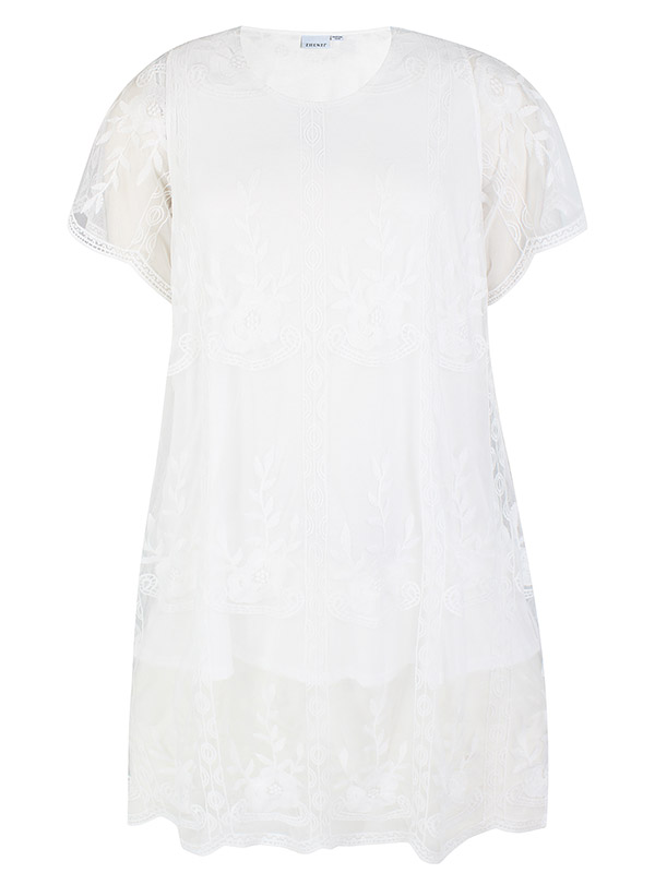 ZH-MYRT - Plus Size Dress fra Zhenzi