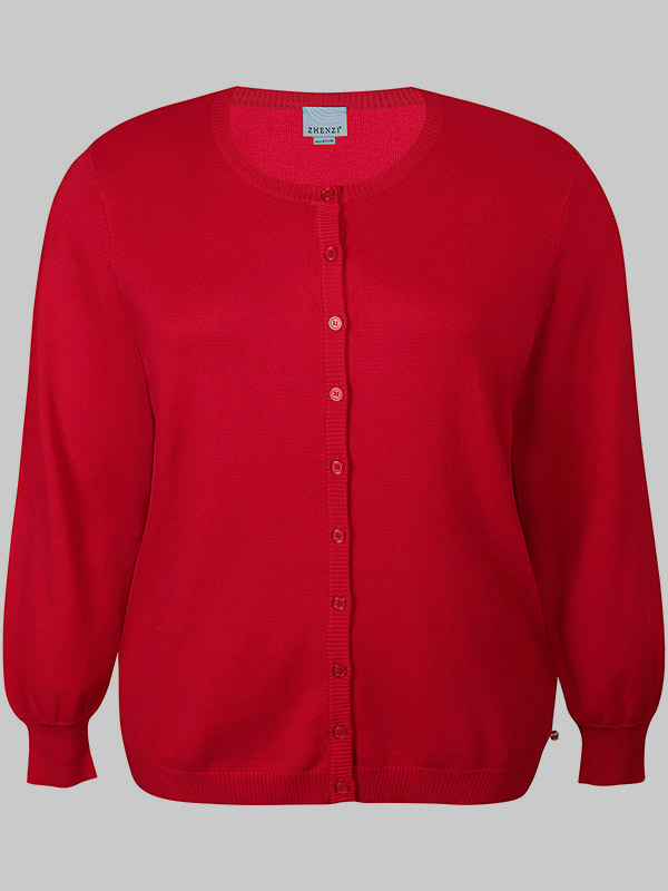 ZH-KOGLE - Plus Size Cardigan fra Zhenzi