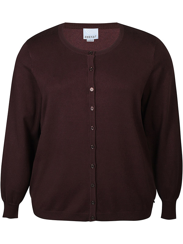 ZH-KOGLE - Plus Size Cardigan fra Zhenzi