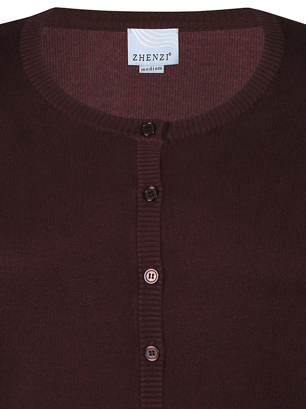 ZH-KOGLE - Plus Size Cardigan fra Zhenzi
