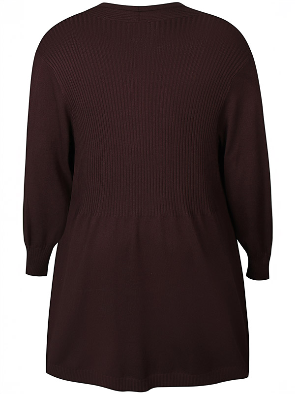 ZH-KOGLE - Plus Size Cardigan fra Zhenzi