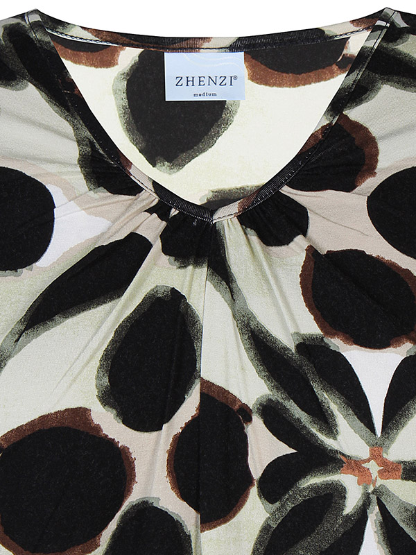 ZH-OCTA - Plus Size Blouse fra Zhenzi