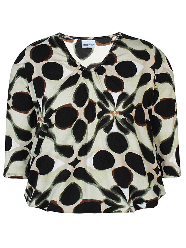 ZH-OCTA - Plus Size Blouse fra Zhenzi