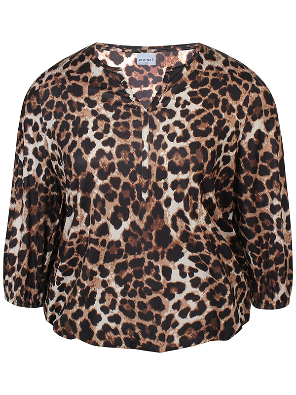 ZH-OLIO - Plus Size Blouse fra Zhenzi