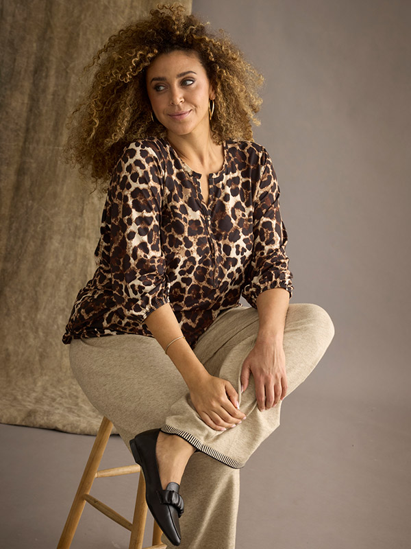 ZH-OLIO - Plus Size Blouse fra Zhenzi