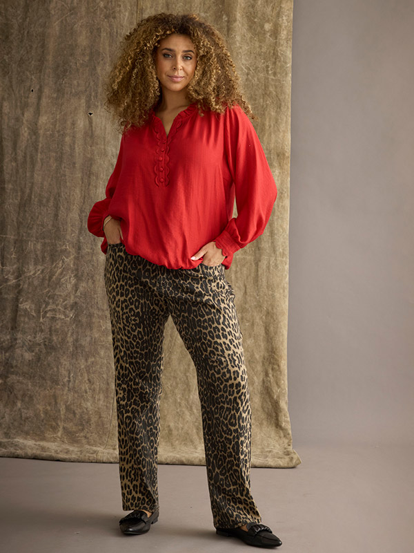 ZH-ORRA - Plus Size Blouse fra Zhenzi