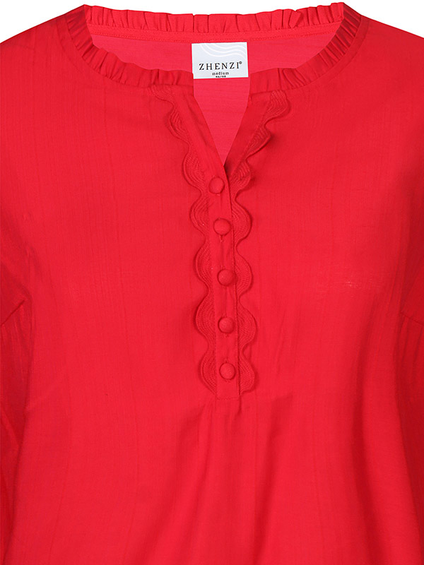 ZH-ORRA - Plus Size Blouse fra Zhenzi